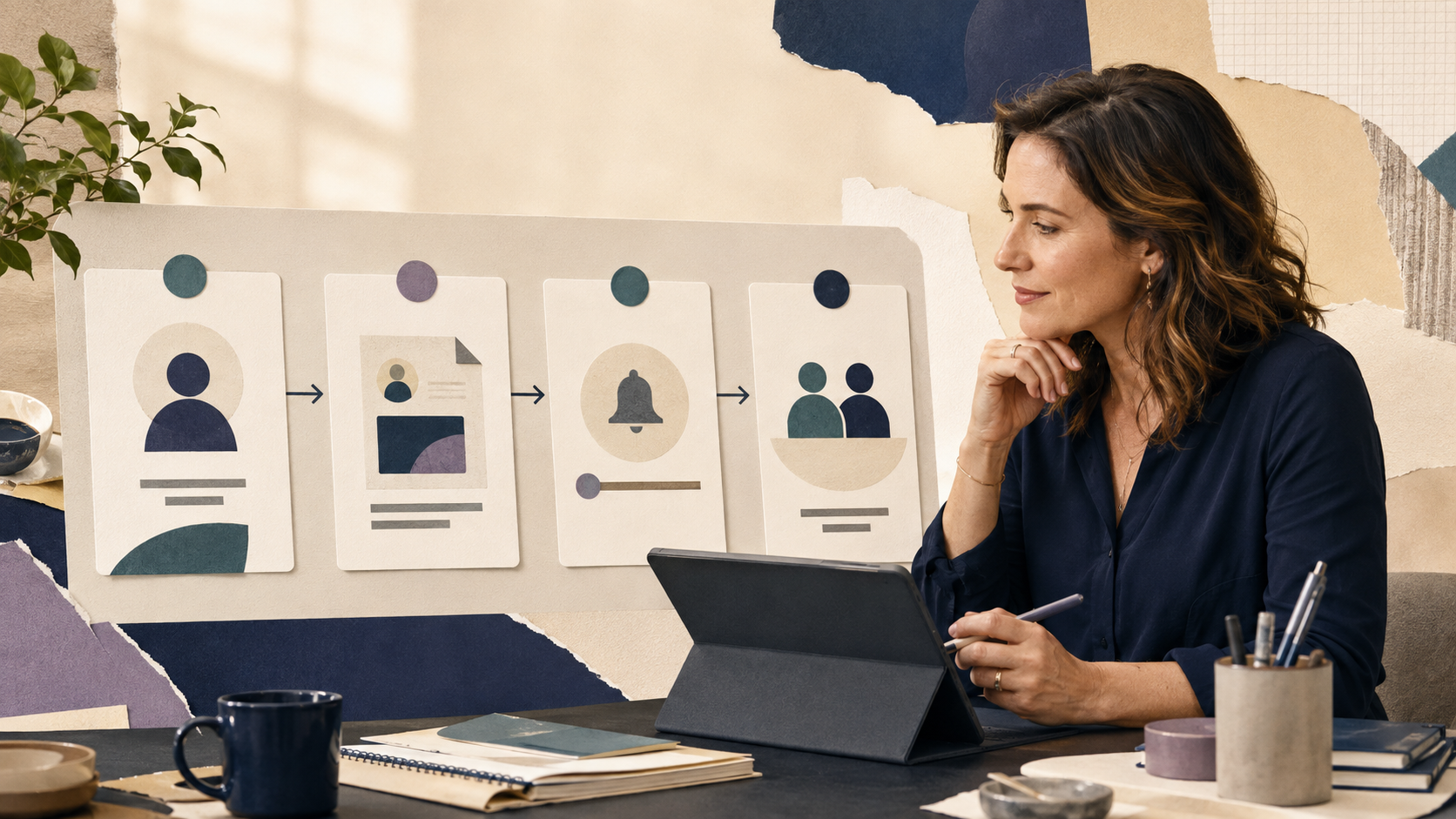 AI lead follow-up workflow connecting a new small business inquiry to CRM and human response.
